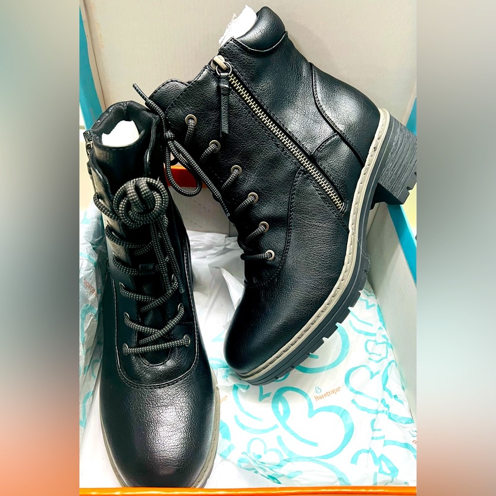 COPY - Baretraps Womens Asher Black Ankle Ankle Boots Shoes 8.5 Medium